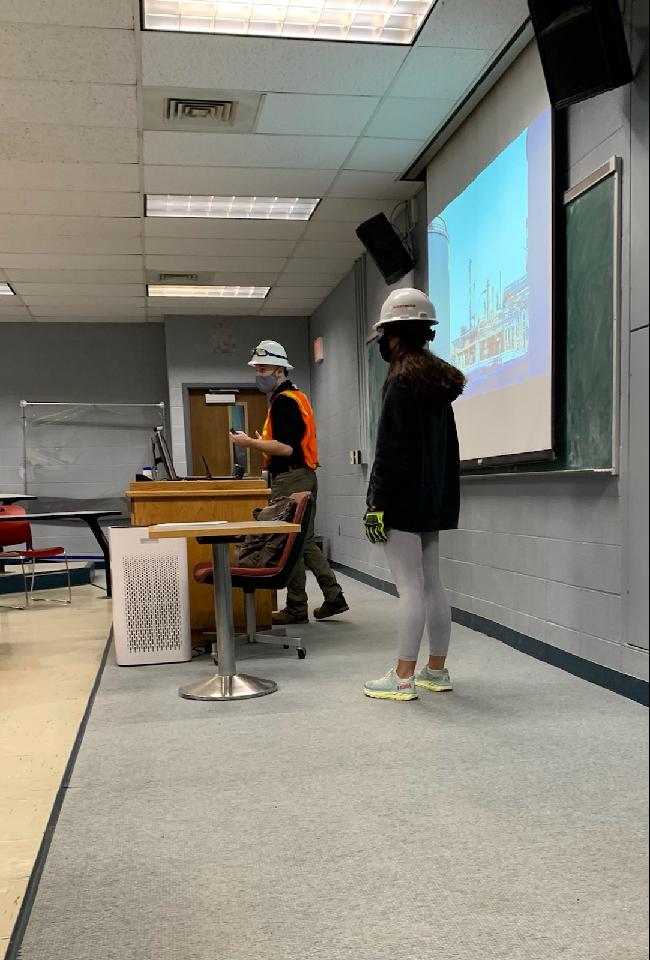 Matthew Laske lecturing at the University of Kansas. 2021.
